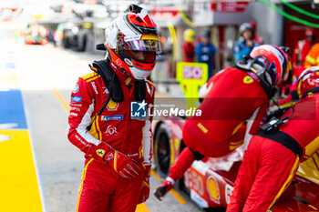 2024-06-09 - FUOCO Antonio (ita), Ferrari AF Corse, Ferrari 499P #50, Hypercar, FIA WEC, portrait during the Free Practice 1 - Test Day of the 2024 24 Hours of Le Mans, 4th round of the 2024 FIA World Endurance Championship, on the Circuit des 24 Heures du Mans, on June 9, 2024 in Le Mans, France - 24 HEURES DU MANS 2024 - FREE PRACTICE 1 - TEST DAY - ENDURANCE - MOTORS