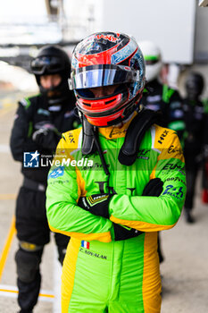 2024-06-09 - NOVALAK Clément (fra), Inter Europol Competition, Oreca 07 - Gibson #34, LMP2, portrait during the Free Practice 1 - Test Day of the 2024 24 Hours of Le Mans, 4th round of the 2024 FIA World Endurance Championship, on the Circuit des 24 Heures du Mans, on June 9, 2024 in Le Mans, France - 24 HEURES DU MANS 2024 - FREE PRACTICE 1 - TEST DAY - ENDURANCE - MOTORS