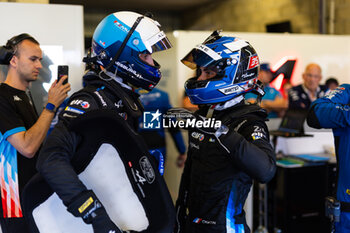 2024-06-09 - CHATIN Paul-Loup (fra), Alpine Endurance Team #35, Alpine A424, Hypercar, FIA WEC, portrait, HABSBURG-Lothringen Ferdinand (aut), Alpine Endurance Team #35, Alpine A424, Hypercar, FIA WEC, portrait during the Free Practice 1 - Test Day of the 2024 24 Hours of Le Mans, 4th round of the 2024 FIA World Endurance Championship, on the Circuit des 24 Heures du Mans, on June 9, 2024 in Le Mans, France - 24 HEURES DU MANS 2024 - FREE PRACTICE 1 - TEST DAY - ENDURANCE - MOTORS