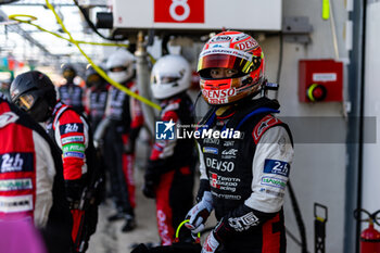 2024-06-09 - HIRAKAWA Ryo (jpn), Toyota Gazoo Racing, Toyota GR010 - Hybrid #08, Hypercar, FIA WEC, portrait during the Free Practice 1 - Test Day of the 2024 24 Hours of Le Mans, 4th round of the 2024 FIA World Endurance Championship, on the Circuit des 24 Heures du Mans, on June 9, 2024 in Le Mans, France - 24 HEURES DU MANS 2024 - FREE PRACTICE 1 - TEST DAY - ENDURANCE - MOTORS