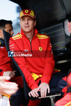 2024-06-09 - CALADO James (gbr), Ferrari AF Corse, Ferrari 499P #51, Hypercar, FIA WEC, portrait during the Free Practice 1 - Test Day of the 2024 24 Hours of Le Mans, 4th round of the 2024 FIA World Endurance Championship, on the Circuit des 24 Heures du Mans, on June 9, 2024 in Le Mans, France - 24 HEURES DU MANS 2024 - FREE PRACTICE 1 - TEST DAY - ENDURANCE - MOTORS