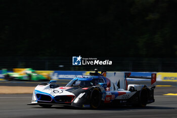 2024-06-09 - 15 VANTHOOR Dries (bel), MARCIELLO Raffaele (swi), WITTMANN Marco (ger), BMW M Team WRT, BMW Hybrid V8 #15, Hypercar, FIA WEC, action during the Free Practice 1 - Test Day of the 2024 24 Hours of Le Mans, 4th round of the 2024 FIA World Endurance Championship, on the Circuit des 24 Heures du Mans, on June 9, 2024 in Le Mans, France - 24 HEURES DU MANS 2024 - FREE PRACTICE 1 - TEST DAY - ENDURANCE - MOTORS