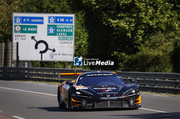2024-06-09 - 95 SATO Marino (jpn), PINO Nico (chl), HAMAGHUCHI Hiroshi (jpn), United Autosports, McLaren 720S GT3 Evo #95, LM GT3, FIA WEC, action during the Free Practice 1 - Test Day of the 2024 24 Hours of Le Mans, 4th round of the 2024 FIA World Endurance Championship, on the Circuit des 24 Heures du Mans, on June 9, 2024 in Le Mans, France - 24 HEURES DU MANS 2024 - FREE PRACTICE 1 - TEST DAY - ENDURANCE - MOTORS
