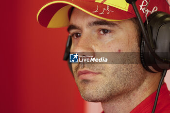 2024-06-09 - MOLINA Miguel (spa), Ferrari AF Corse, Ferrari 499P #50, Hypercar, FIA WEC, portrait during the Free Practice 1 - Test Day of the 2024 24 Hours of Le Mans, 4th round of the 2024 FIA World Endurance Championship, on the Circuit des 24 Heures du Mans, on June 9, 2024 in Le Mans, France - 24 HEURES DU MANS 2024 - FREE PRACTICE 1 - TEST DAY - ENDURANCE - MOTORS