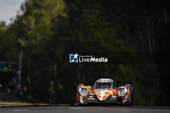 2024-06-09 - 33 MATTSCHULL Alexander (ger), BINDER René (aut), HORR Laurents (ger), DKR Engineering, Oreca 07 - Gibson #33, LMP2 PRO/AM, action during the Free Practice 1 - Test Day of the 2024 24 Hours of Le Mans, 4th round of the 2024 FIA World Endurance Championship, on the Circuit des 24 Heures du Mans, on June 9, 2024 in Le Mans, France - 24 HEURES DU MANS 2024 - FREE PRACTICE 1 - TEST DAY - ENDURANCE - MOTORS