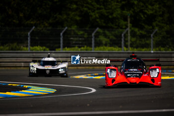2024-06-09 - 45 KURTZ George (usa), BRAUN Colin (usa), CATSBURG Nicky (nld), Crowdstrike Racing by APR, Oreca 07 - Gibson #45, LMP2 PRO/AM, action during the Free Practice 1 - Test Day of the 2024 24 Hours of Le Mans, 4th round of the 2024 FIA World Endurance Championship, on the Circuit des 24 Heures du Mans, on June 9, 2024 in Le Mans, France - 24 HEURES DU MANS 2024 - FREE PRACTICE 1 - TEST DAY - ENDURANCE - MOTORS