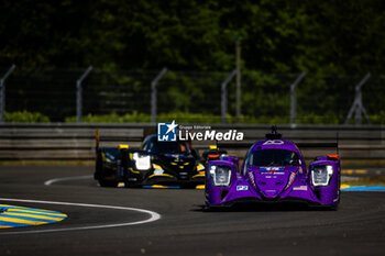 2024-06-09 - 14 HYETT PJ (usa), DELETRAZ Louis (swi), QUINN Alex (gbr), AO by TF, Oreca 07 - Gibson #14, LMP2 PRO/AM, action during the Free Practice 1 - Test Day of the 2024 24 Hours of Le Mans, 4th round of the 2024 FIA World Endurance Championship, on the Circuit des 24 Heures du Mans, on June 9, 2024 in Le Mans, France - 24 HEURES DU MANS 2024 - FREE PRACTICE 1 - TEST DAY - ENDURANCE - MOTORS