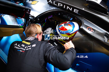 2024-06-09 - SCHUMACHER Mick (ger), Alpine Endurance Team, Alpine A424 #36, Hypercar, FIA WEC, VAXIVIERE Matthieu (fra), Alpine Endurance Team, Alpine A424 #36, Hypercar, FIA WEC, portrait during the Free Practice 1 - Test Day of the 2024 24 Hours of Le Mans, 4th round of the 2024 FIA World Endurance Championship, on the Circuit des 24 Heures du Mans, on June 9, 2024 in Le Mans, France - 24 HEURES DU MANS 2024 - FREE PRACTICE 1 - TEST DAY - ENDURANCE - MOTORS