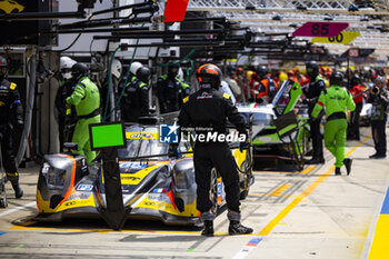 2024-06-09 - 65 SALES Rodrigo (usa), BECHE Mathias (swi), HUFFAKER Scott (usa), Panis Racing, Oreca 07 - Gibson #65, LMP2 PRO/AM, action during the Free Practice 2 - Test Day of the 2024 24 Hours of Le Mans, 4th round of the 2024 FIA World Endurance Championship, on the Circuit des 24 Heures du Mans, on June 9, 2024 in Le Mans, France - 24 HEURES DU MANS 2024 - FREE PRACTICE 2 - TEST DAY - ENDURANCE - MOTORS