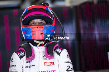 2024-06-09 - BOVY Sarah (bel), Iron Dames, Lamborghini Huracan GT3 Evo2 #85, LM GT3, FIA WEC, portrait during the Free Practice 2 - Test Day of the 2024 24 Hours of Le Mans, 4th round of the 2024 FIA World Endurance Championship, on the Circuit des 24 Heures du Mans, on June 9, 2024 in Le Mans, France - 24 HEURES DU MANS 2024 - FREE PRACTICE 2 - TEST DAY - ENDURANCE - MOTORS