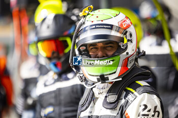 2024-06-09 - AL HARTHY Ahmad (omn), Team WRT, BMW M4 GT3 #46, LM GT3 #44, FIA WEC, portrait during the Free Practice 2 - Test Day of the 2024 24 Hours of Le Mans, 4th round of the 2024 FIA World Endurance Championship, on the Circuit des 24 Heures du Mans, on June 9, 2024 in Le Mans, France - 24 HEURES DU MANS 2024 - FREE PRACTICE 2 - TEST DAY - ENDURANCE - MOTORS