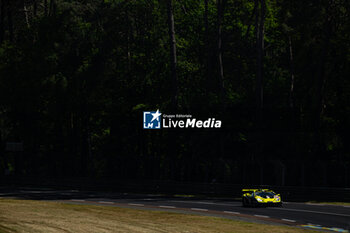 2024-06-09 - 60 SCHIAVONI Claudio (ita), CRESSONI Matteo (ita), PERERA Franck (fra), Iron Lynx, Lamborghini Huracan GT3 Evo2 #60, LM GT3, FIA WEC, action during the Free Practice 2 - Test Day of the 2024 24 Hours of Le Mans, 4th round of the 2024 FIA World Endurance Championship, on the Circuit des 24 Heures du Mans, on June 9, 2024 in Le Mans, France - 24 HEURES DU MANS 2024 - FREE PRACTICE 2 - TEST DAY - ENDURANCE - MOTORS