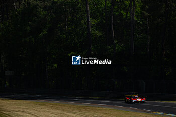 2024-06-09 - 51 PIER GUIDI Alessandro (ita), CALADO James (gbr), GIOVINAZZI Antonio (ita), Ferrari AF Corse, Ferrari 499P #51, Hypercar, FIA WEC, action during the Free Practice 2 - Test Day of the 2024 24 Hours of Le Mans, 4th round of the 2024 FIA World Endurance Championship, on the Circuit des 24 Heures du Mans, on June 9, 2024 in Le Mans, France - 24 HEURES DU MANS 2024 - FREE PRACTICE 2 - TEST DAY - ENDURANCE - MOTORS