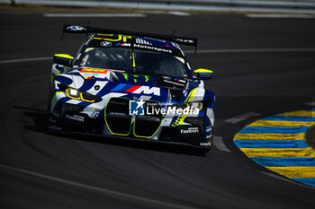 2024-06-09 - 46 MARTIN Maxime (bel), ROSSI Valentino (ita), AL HARTHY Ahmad (omn), Team WRT, BMW M4 GT3 #46, LM GT3 #44, FIA WEC, action during the Free Practice 2 - Test Day of the 2024 24 Hours of Le Mans, 4th round of the 2024 FIA World Endurance Championship, on the Circuit des 24 Heures du Mans, on June 9, 2024 in Le Mans, France - 24 HEURES DU MANS 2024 - FREE PRACTICE 2 - TEST DAY - ENDURANCE - MOTORS