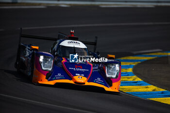2024-06-09 - 23 KEATING Ben (usa), ALBUQUERQUE Filipe (prt), HANLEY Ben (gbr), United Autosports USA, Oreca 07 - Gibson #23 PRO/AM, LMP2, action during the Free Practice 2 - Test Day of the 2024 24 Hours of Le Mans, 4th round of the 2024 FIA World Endurance Championship, on the Circuit des 24 Heures du Mans, on June 9, 2024 in Le Mans, France - 24 HEURES DU MANS 2024 - FREE PRACTICE 2 - TEST DAY - ENDURANCE - MOTORS