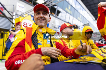 2024-06-11 - KUBICA Robert (pol), AF Corse, Ferrari 499P #83, Hypercar, FIA WEC, portrait during the 2024 24 Hours of Le Mans, 4th round of the 2024 FIA World Endurance Championship, on the Circuit des 24 Heures du Mans, on June 11, 2024 in Le Mans, France - 24 HEURES DU MANS 2024 - TUESDAY - ENDURANCE - MOTORS