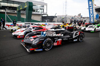 2024-06-11 - 07 LOPEZ José María (arg), KOBAYASHI Kamui (jpn), DE VRIES Nyck (nld), Toyota Gazoo Racing, Toyota GR010 - Hybrid #07, Hypercar, FIA WEC, action during the 2024 24 Hours of Le Mans, 4th round of the 2024 FIA World Endurance Championship, on the Circuit des 24 Heures du Mans, on June 11, 2024 in Le Mans, France - 24 HEURES DU MANS 2024 - TUESDAY - ENDURANCE - MOTORS
