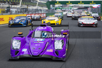 2024-06-11 - 14 HYETT PJ (usa), DELETRAZ Louis (swi), QUINN Alex (gbr), AO by TF, Oreca 07 - Gibson #14, LMP2 PRO/AM, ambiance during the 2024 24 Hours of Le Mans, 4th round of the 2024 FIA World Endurance Championship, on the Circuit des 24 Heures du Mans, on June 11, 2024 in Le Mans, France - 24 HEURES DU MANS 2024 - TUESDAY - ENDURANCE - MOTORS