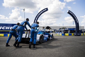 2024-06-12 - 77 GUDMUNDSSON Audunn (isl), NOBLE Colin (gbr), Team Thor, Ligier JS P320 - Nissan, LMP3, #77, action during the Road to Le Mans 2024, 3rd round of the 2024 Michelin Le Mans Cup, on the Circuit des 24 Heures du Mans, from June 12 to 15, 2024 in Le Mans, France - AUTO - ROAD TO LE MANS 2024 - ENDURANCE - MOTORS