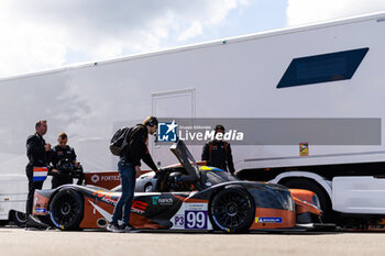 2024-06-12 - 99 VAN DER SNEL Mark (nld), VAN DER SNEL Max (nld), More Motorsport, Ligier JS P320 - Nissan, LMP3, #99, during the Road to Le Mans 2024, 3rd round of the 2024 Michelin Le Mans Cup, on the Circuit des 24 Heures du Mans, from June 12 to 15, 2024 in Le Mans, France - AUTO - ROAD TO LE MANS 2024 - ENDURANCE - MOTORS