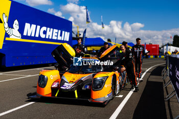 2024-06-12 - 28 GUTAK Viacheslav (ana), MAURICE Maxence (fra), MV2S Racing, Ligier JS P320 - Nissan, LMP3, #28, during the Road to Le Mans 2024, 3rd round of the 2024 Michelin Le Mans Cup, on the Circuit des 24 Heures du Mans, from June 12 to 15, 2024 in Le Mans, France - AUTO - ROAD TO LE MANS 2024 - ENDURANCE - MOTORS