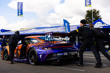 2024-06-12 - 73 DREISOW Jorg (ger), LAUCK Manuel (ger), Proton Huber Competition, Porsche 911 GT3 R (992), GT3, #73, during the Road to Le Mans 2024, 3rd round of the 2024 Michelin Le Mans Cup, on the Circuit des 24 Heures du Mans, from June 12 to 15, 2024 in Le Mans, France - AUTO - ROAD TO LE MANS 2024 - ENDURANCE - MOTORS