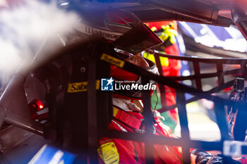 2024-06-12 - 80 FORGIONE Gino-Generoso (swi), RUGOLO Michele (ita), AF Corse, Ferrari 296 GT3, GT3, #80, portrait during the Road to Le Mans 2024, 3rd round of the 2024 Michelin Le Mans Cup, on the Circuit des 24 Heures du Mans, from June 12 to 15, 2024 in Le Mans, France - AUTO - ROAD TO LE MANS 2024 - ENDURANCE - MOTORS