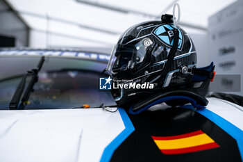 2024-06-12 - MAYOLA COMADIRA Josep (spa), Biogas Motorsport, Ferrari 296 GT3, GT3, #23, portrait during the Road to Le Mans 2024, 3rd round of the 2024 Michelin Le Mans Cup, on the Circuit des 24 Heures du Mans, from June 12 to 15, 2024 in Le Mans, France - AUTO - ROAD TO LE MANS 2024 - ENDURANCE - MOTORS