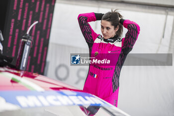 2024-06-12 - MARTIN Célia (ger), Iron Dames, Lamborghini Huracan GT3 Evo2, GT3, #83, portrait during the Road to Le Mans 2024, 3rd round of the 2024 Michelin Le Mans Cup, on the Circuit des 24 Heures du Mans, from June 12 to 15, 2024 in Le Mans, France - AUTO - ROAD TO LE MANS 2024 - ENDURANCE - MOTORS