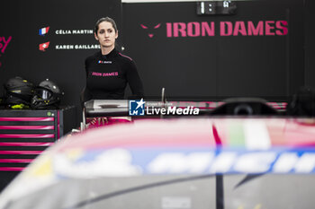 2024-06-12 - MARTIN Célia (ger), Iron Dames, Lamborghini Huracan GT3 Evo2, GT3, #83, portrait during the Road to Le Mans 2024, 3rd round of the 2024 Michelin Le Mans Cup, on the Circuit des 24 Heures du Mans, from June 12 to 15, 2024 in Le Mans, France - AUTO - ROAD TO LE MANS 2024 - ENDURANCE - MOTORS