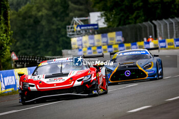 2024-06-12 - 51 KURZEJEWSKI Matthew (usa), BALZAN Alessandro (ita), AF Corse, Ferrari 296 GT3, GT3, #51, action during the Road to Le Mans 2024, 3rd round of the 2024 Michelin Le Mans Cup, on the Circuit des 24 Heures du Mans, from June 12 to 15, 2024 in Le Mans, France - AUTO - ROAD TO LE MANS 2024 - ENDURANCE - MOTORS