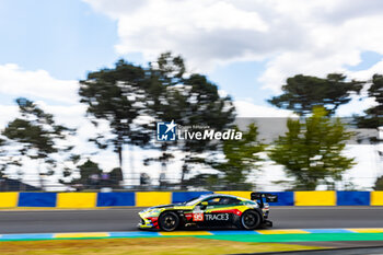 2024-06-12 - 95 DEBOER Derek (usa), HASSE-CLOT Valentin (fra), Racing Spirit of Leman, Aston Martin Vantage GT3 Evo, GT3, #95, action during the Road to Le Mans 2024, 3rd round of the 2024 Michelin Le Mans Cup, on the Circuit des 24 Heures du Mans, from June 12 to 15, 2024 in Le Mans, France - AUTO - ROAD TO LE MANS 2024 - ENDURANCE - MOTORS