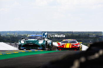 2024-06-12 - 91 BOVET Claude (gbr), McDONALD David (gbr), Blackthorn, Aston Martin Vantage GT3 Evo, GT3, #91, action during the Road to Le Mans 2024, 3rd round of the 2024 Michelin Le Mans Cup, on the Circuit des 24 Heures du Mans, from June 12 to 15, 2024 in Le Mans, France - AUTO - ROAD TO LE MANS 2024 - ENDURANCE - MOTORS