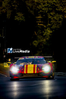 2024-06-12 - 88 TOLEDO Custodio (bra), AGOSTINI Ricciardo (ita), AF Corse, Ferrari 296 GT3, GT3, #88, action during the Road to Le Mans 2024, 3rd round of the 2024 Michelin Le Mans Cup, on the Circuit des 24 Heures du Mans, from June 12 to 15, 2024 in Le Mans, France - AUTO - ROAD TO LE MANS 2024 - ENDURANCE - MOTORS