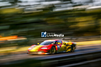 2024-06-12 - 88 TOLEDO Custodio (bra), AGOSTINI Ricciardo (ita), AF Corse, Ferrari 296 GT3, GT3, #88, action during the Road to Le Mans 2024, 3rd round of the 2024 Michelin Le Mans Cup, on the Circuit des 24 Heures du Mans, from June 12 to 15, 2024 in Le Mans, France - AUTO - ROAD TO LE MANS 2024 - ENDURANCE - MOTORS