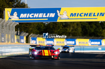 2024-06-12 - 88 TOLEDO Custodio (bra), AGOSTINI Ricciardo (ita), AF Corse, Ferrari 296 GT3, GT3, #88, action during the Road to Le Mans 2024, 3rd round of the 2024 Michelin Le Mans Cup, on the Circuit des 24 Heures du Mans, from June 12 to 15, 2024 in Le Mans, France - AUTO - ROAD TO LE MANS 2024 - ENDURANCE - MOTORS