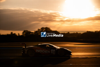 2024-06-12 - 74 GILBERT Andrew (are), RUEDA MATEOS Fran (spa), Kessel Racing, Ferrari 296 GT3, GT3, #74, action during the Road to Le Mans 2024, 3rd round of the 2024 Michelin Le Mans Cup, on the Circuit des 24 Heures du Mans, from June 12 to 15, 2024 in Le Mans, France - AUTO - ROAD TO LE MANS 2024 - ENDURANCE - MOTORS