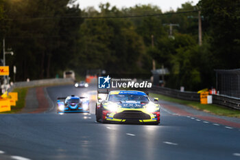 2024-06-12 - 95 DEBOER Derek (usa), HASSE-CLOT Valentin (fra), Racing Spirit of Leman, Aston Martin Vantage GT3 Evo, GT3, #95, action during the Road to Le Mans 2024, 3rd round of the 2024 Michelin Le Mans Cup, on the Circuit des 24 Heures du Mans, from June 12 to 15, 2024 in Le Mans, France - AUTO - ROAD TO LE MANS 2024 - ENDURANCE - MOTORS