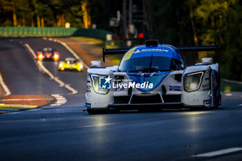 2024-06-12 - 77 GUDMUNDSSON Audunn (isl), NOBLE Colin (gbr), Team Thor, Ligier JS P320 - Nissan, LMP3, #77, action during the Road to Le Mans 2024, 3rd round of the 2024 Michelin Le Mans Cup, on the Circuit des 24 Heures du Mans, from June 12 to 15, 2024 in Le Mans, France - AUTO - ROAD TO LE MANS 2024 - ENDURANCE - MOTORS