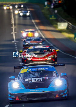 2024-06-12 - 18 JONES Nicholas (gbr), MULLER Sven (ger), High Class Racing, Porsche 911 GT3 R (992), GT3, #18, action during the Road to Le Mans 2024, 3rd round of the 2024 Michelin Le Mans Cup, on the Circuit des 24 Heures du Mans, from June 12 to 15, 2024 in Le Mans, France - AUTO - ROAD TO LE MANS 2024 - ENDURANCE - MOTORS