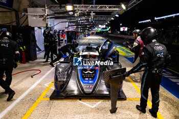 2024-06-12 - 37 FLUXA Lorenzo (spa), JAKOBSEN Malthe (dnk), MIYATA Ritomo (jpn), Cool Racing, Oreca 07 - Gibson #37, LMP2, action during the Road to Le Mans 2024, 3rd round of the 2024 Michelin Le Mans Cup, on the Circuit des 24 Heures du Mans, from June 12 to 15, 2024 in Le Mans, France - AUTO - ROAD TO LE MANS 2024 - ENDURANCE - MOTORS