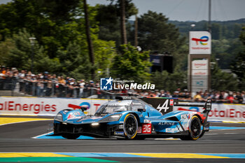 2024-06-12 - 36 VAXIVIERE Matthieu (fra), SCHUMACHER Mick (ger), LAPIERRE Nicolas (fra), Alpine Endurance Team, Alpine A424 #36, Hypercar, FIA WEC, action during the 2024 24 Hours of Le Mans, 4th round of the 2024 FIA World Endurance Championship, on the Circuit des 24 Heures du Mans, on June 12, 2024 in Le Mans, France - 24 HEURES DU MANS 2024 - WEDNESDAY - ENDURANCE - MOTORS