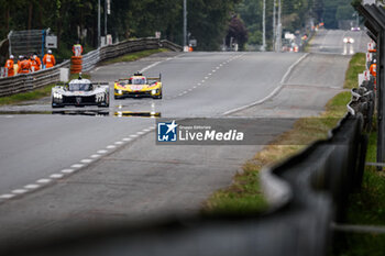 2024-06-12 - 94 VANDOORNE Stoffel (bel), DUVAL Loïc (fra), DI RESTA Paul (gbr), Peugeot TotalEnergies, Peugeot 9x8 #94, Hypercar, FIA WEC, action during the 2024 24 Hours of Le Mans, 4th round of the 2024 FIA World Endurance Championship, on the Circuit des 24 Heures du Mans, on June 12, 2024 in Le Mans, France - 24 HEURES DU MANS 2024 - WEDNESDAY - ENDURANCE - MOTORS