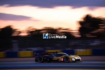 2024-06-12 - 03 BOURDAIS Sébastien (fra), VAN DER ZANDE Renger (ned), DIXON Scott (nzl), Cadillac Racing, Cadillac V-Series.R #03, Hypercar, action during the 2024 24 Hours of Le Mans, 4th round of the 2024 FIA World Endurance Championship, on the Circuit des 24 Heures du Mans, on June 12, 2024 in Le Mans, France - 24 HEURES DU MANS 2024 - WEDNESDAY - ENDURANCE - MOTORS