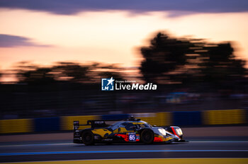 2024-06-12 - 65 SALES Rodrigo (usa), BECHE Mathias (swi), HUFFAKER Scott (usa), Panis Racing, Oreca 07 - Gibson #65, LMP2 PRO/AM, action during the 2024 24 Hours of Le Mans, 4th round of the 2024 FIA World Endurance Championship, on the Circuit des 24 Heures du Mans, on June 12, 2024 in Le Mans, France - 24 HEURES DU MANS 2024 - WEDNESDAY - ENDURANCE - MOTORS