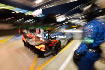 2024-06-12 - 36 VAXIVIERE Matthieu (fra), SCHUMACHER Mick (ger), LAPIERRE Nicolas (fra), Alpine Endurance Team, Alpine A424 #36, Hypercar, FIA WEC, action during the 2024 24 Hours of Le Mans, 4th round of the 2024 FIA World Endurance Championship, on the Circuit des 24 Heures du Mans, on June 12, 2024 in Le Mans, France - 24 HEURES DU MANS 2024 - WEDNESDAY - ENDURANCE - MOTORS