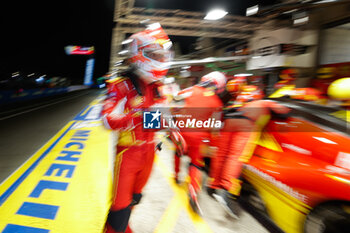 2024-06-12 - FUOCO Antonio (ita), Ferrari AF Corse, Ferrari 499P #50, Hypercar, FIA WEC, portrait during the 2024 24 Hours of Le Mans, 4th round of the 2024 FIA World Endurance Championship, on the Circuit des 24 Heures du Mans, on June 12, 2024 in Le Mans, France - 24 HEURES DU MANS 2024 - WEDNESDAY - ENDURANCE - MOTORS