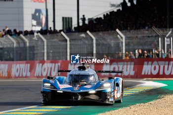 2024-06-12 - 36 VAXIVIERE Matthieu (fra), SCHUMACHER Mick (ger), LAPIERRE Nicolas (fra), Alpine Endurance Team, Alpine A424 #36, Hypercar, FIA WEC, action during the 2024 24 Hours of Le Mans, 4th round of the 2024 FIA World Endurance Championship, on the Circuit des 24 Heures du Mans, on June 12, 2024 in Le Mans, France - 24 HEURES DU MANS 2024 - WEDNESDAY - ENDURANCE - MOTORS