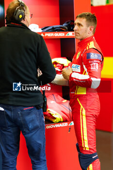 2024-06-12 - PIER GUIDI Alessandro (ita), Ferrari AF Corse, Ferrari 499P #51, Hypercar, FIA WEC, portrait during the 2024 24 Hours of Le Mans, 4th round of the 2024 FIA World Endurance Championship, on the Circuit des 24 Heures du Mans, on June 12, 2024 in Le Mans, France - 24 HEURES DU MANS 2024 - WEDNESDAY - ENDURANCE - MOTORS