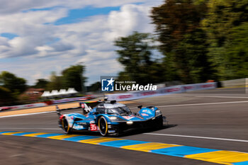 2024-06-12 - 35 MILESI Charles (fra), HABSBURG-Lothringen Ferdinand (aut), CHATIN Paul-Loup (fra), Alpine Endurance Team #35, Alpine A424, Hypercar, FIA WEC, action during the Free Practice 1 of the 2024 24 Hours of Le Mans, 4th round of the 2024 FIA World Endurance Championship, on the Circuit des 24 Heures du Mans, on June 12, 2024 in Le Mans, France - 24 HEURES DU MANS 2024 - WEDNESDAY - ENDURANCE - MOTORS